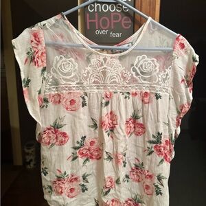 Floral Lace Women Top